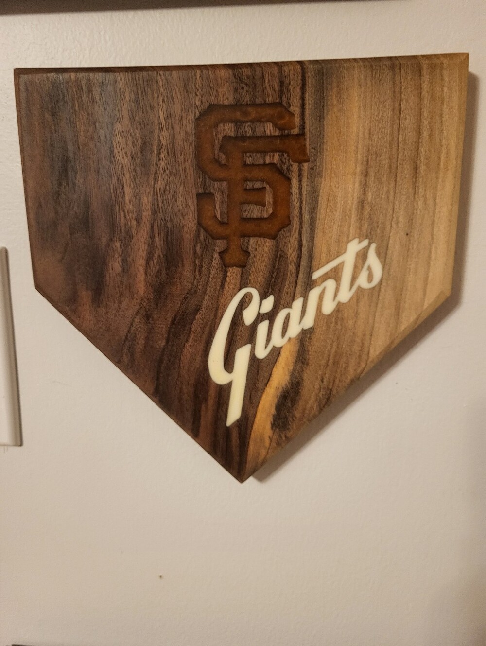 San Francisco Giants Wooden Wall Hanging